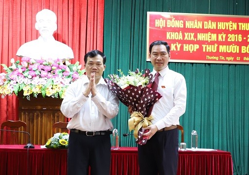 Thường Tín: Bầu ông Tạ Hữu Thọ - Phó Bí thư Thường trực Huyện ủy làm Chủ tịch HĐND huyện